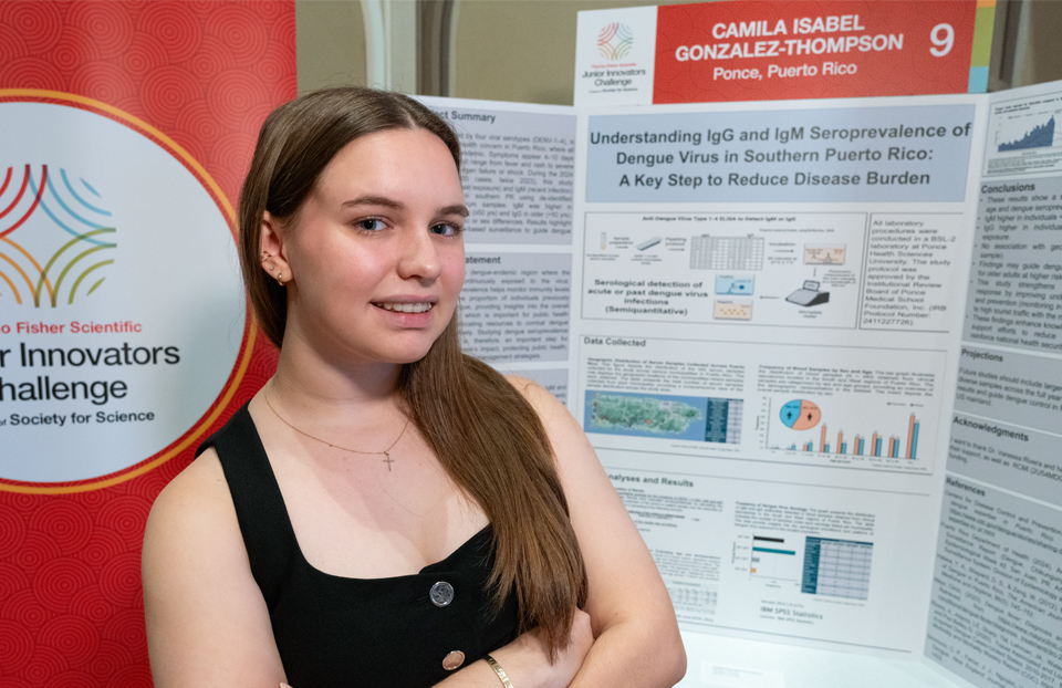 Camila Isabel Gonzalez-Thompson - Public Day for the finalists of the 2025 Thermo Fisher Scientific Junior Innovators Challenge