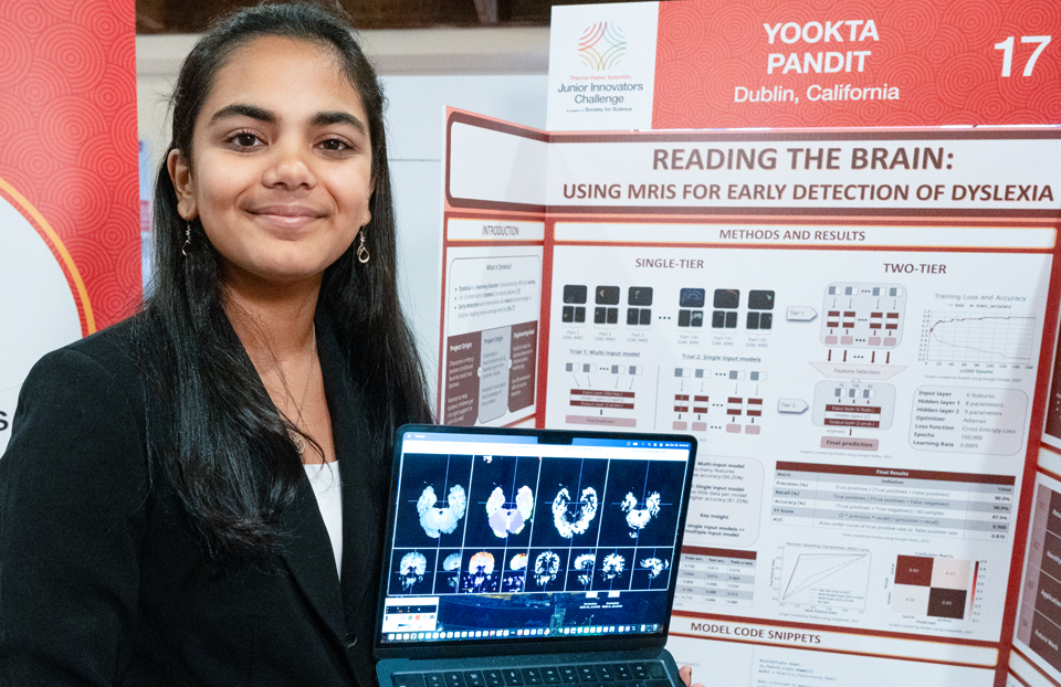 Yookta Pandit - Public Day for the finalists of the 2025 Thermo Fisher Scientific Junior Innovators Challenge