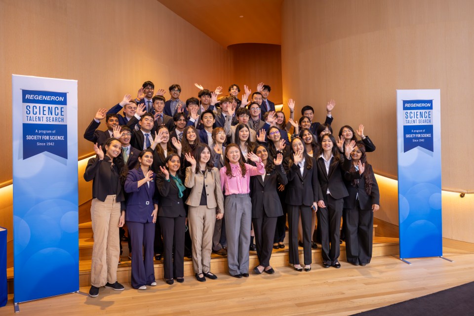 2026 Science Talent Search Finalist Mythreya Dharani with their project at Public Day, March 8, 2026,