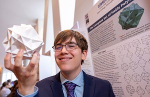 2026 Science Talent Search Finalist Connor Hill with their project at Public Day, March 8, 2026,