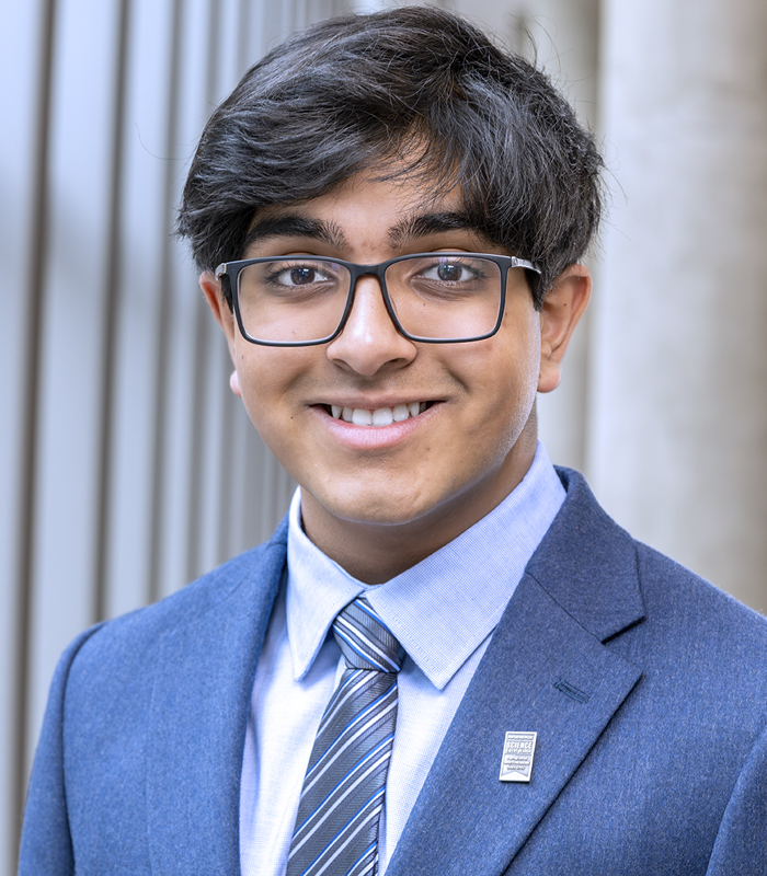 Regeneron STS 2026 Finalist Rohan Arni.