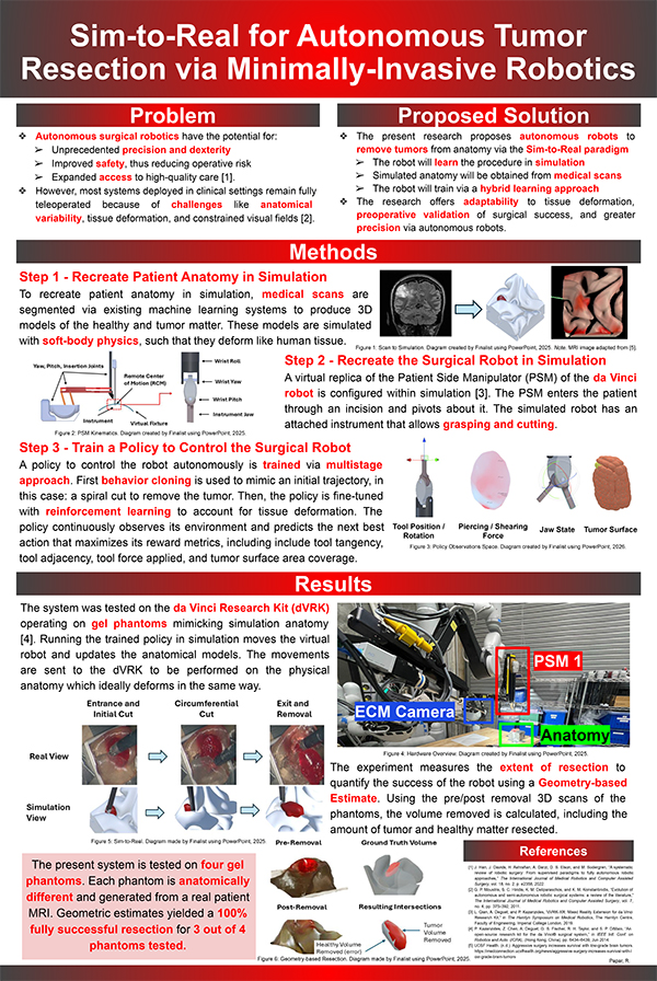 Sim-to-Real for Autonomous Tumor Resection via Minimally Invasive Robotics