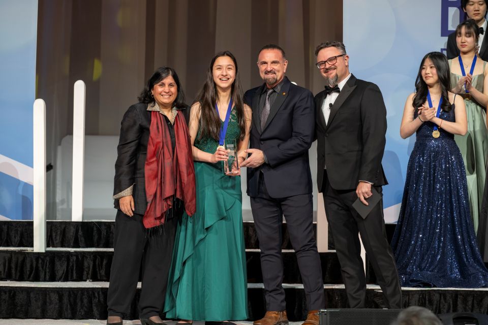 Rivka Lipkovitz placed fifth in the STS 2025 competition.