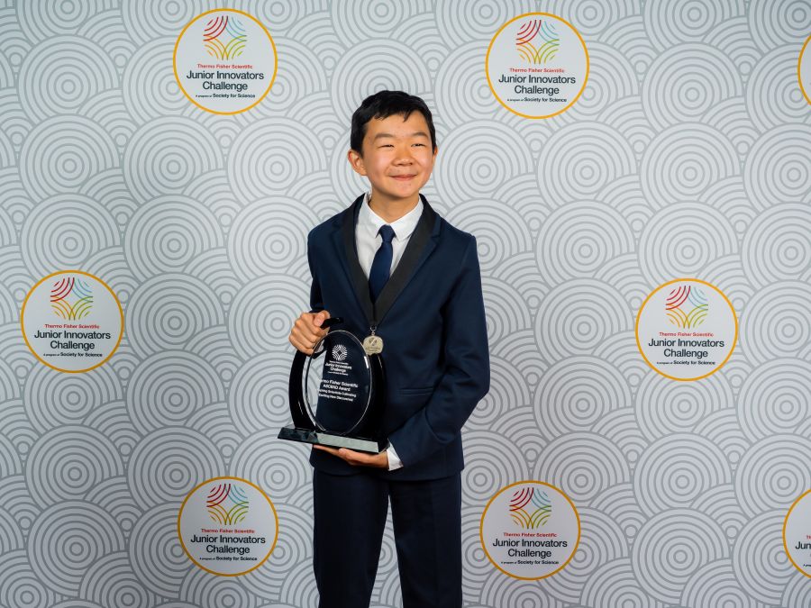 Top winner of the Thermo Fisher JIC 2025, Miles Wu