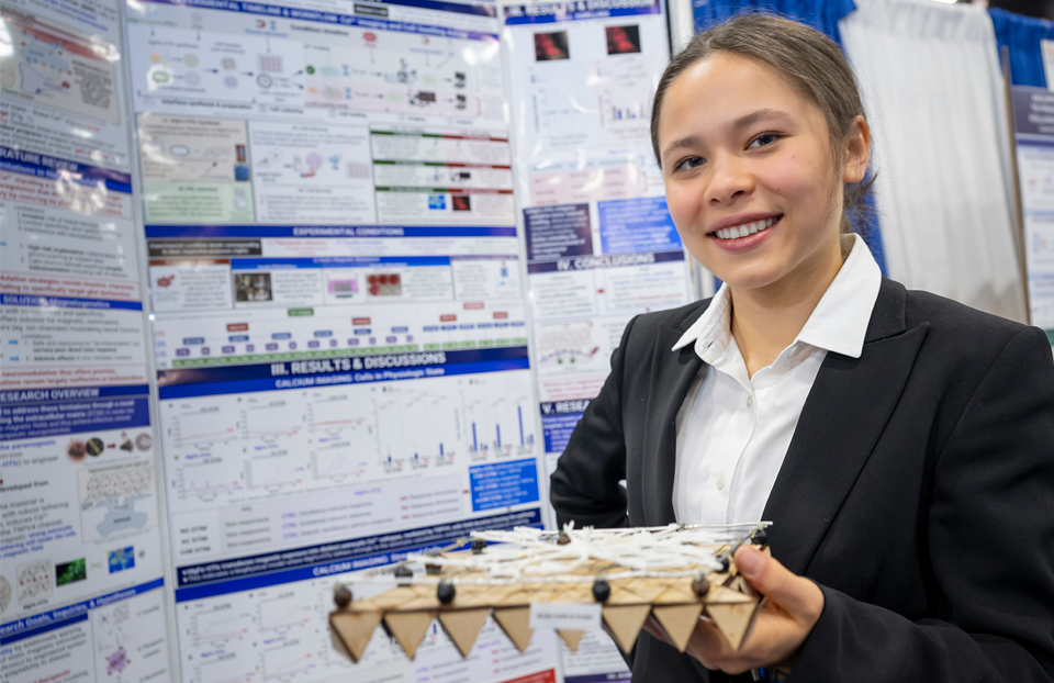 Grand Award Winner ISEF 2026 Phoenix: Illaria Liedtke, 17, of Rye, New York, received the $10,000 H. Robert Horvitz Prize for Fundamental Research for for studying brain cells using magnets.