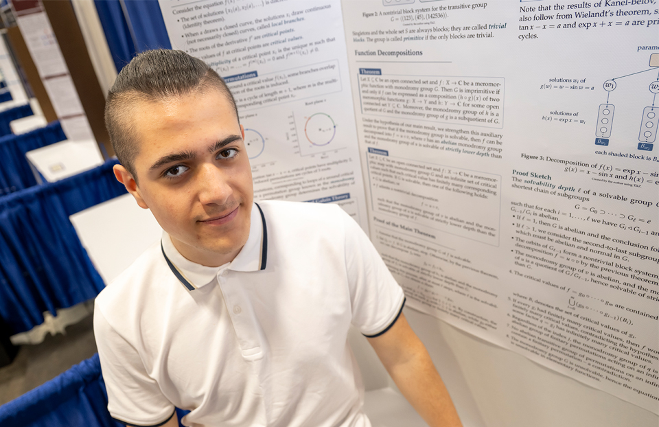 Grand Award Winner ISEF 2026, Phoenix: Nikola Veselinov, 17, of Sofia, Bulgaria, received the Regeneron Young Scientist Award of $75,000 for describing a new theorem in mathematics.