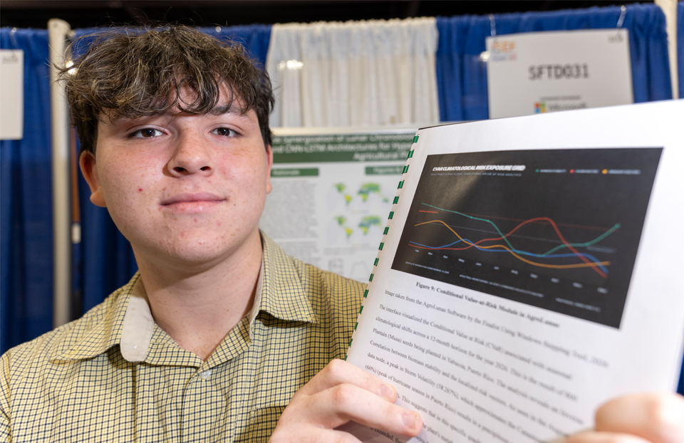Jacob Rivera for International Moon Day Blog featuring ISEF 2026 projects