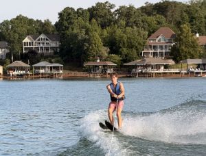 Between continuing his research and preparing for college, Regeneron STS 2026 finalist Finnegan McGill made time to enjoy the lake with family this summer.