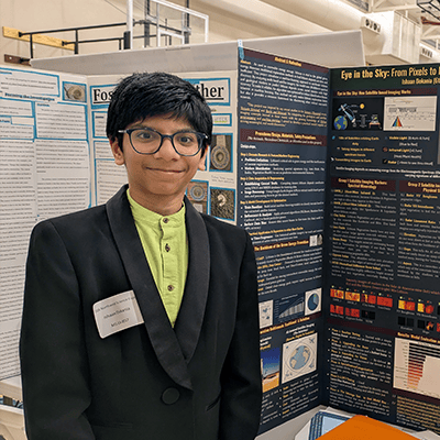 JIC 2026 Finalist Ishaan Dokania.