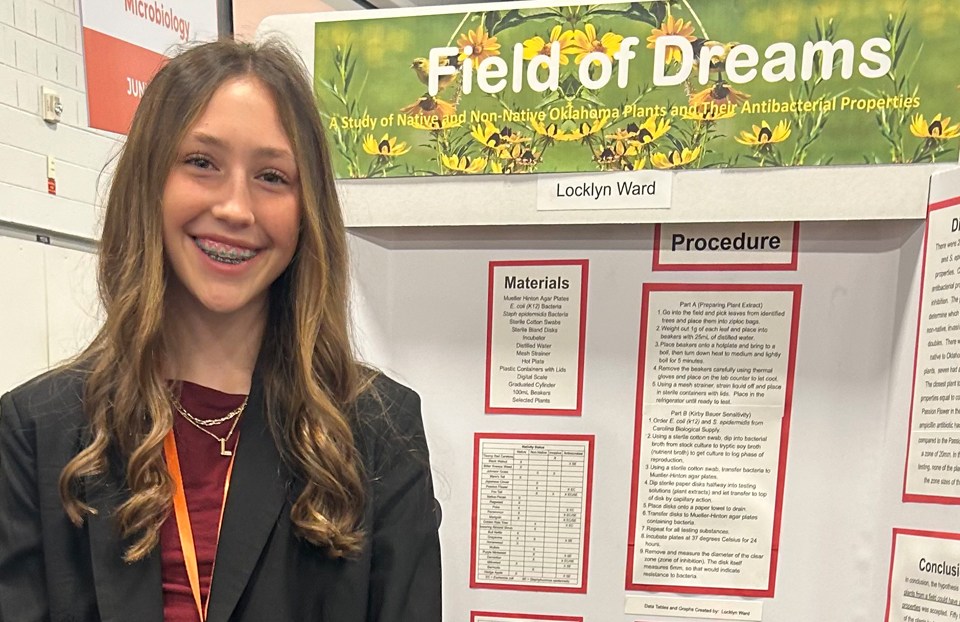2026 Thermo Fisher Scientific Junior Innovators Challenge Finalist - Locklyn Raye Ward